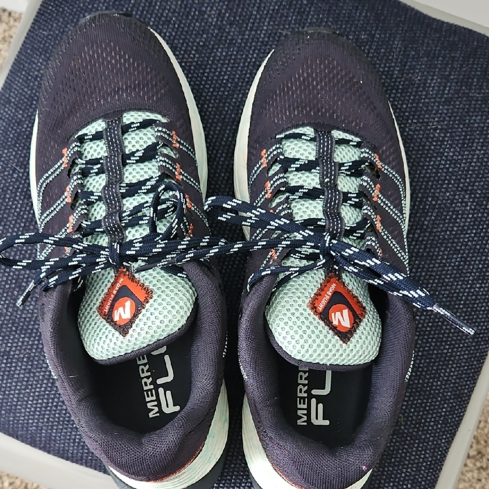 Merrell Navy and Mint Athletic Shoes